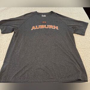 Under Armor Auburn University Loose Heat Gear Short Sleeve Shirt, Size XL